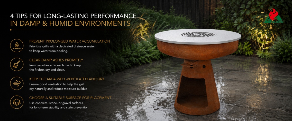 Key Precautions for Using a BBQ Grill in Damp and High-Humidity Environments